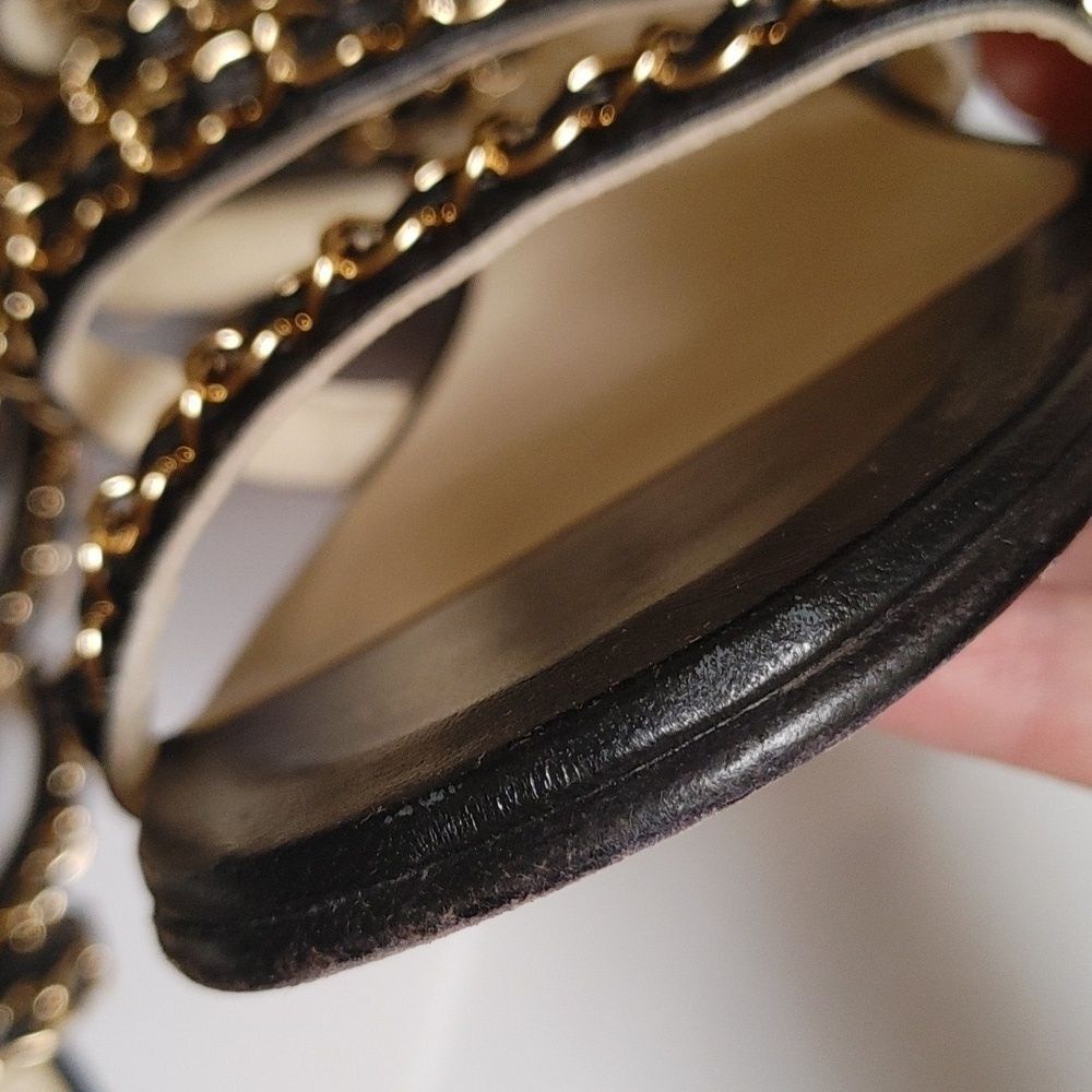 CHANEL Other Open Shoes Lambskin Black Size 40 - Picture 5 of 16